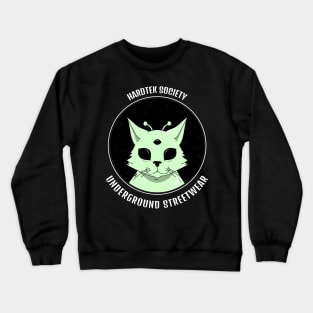 HARDTEK Society Cat Crewneck Sweatshirt